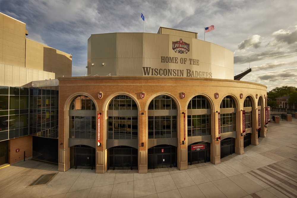 Capitol Lakes Camp Randall stadium.