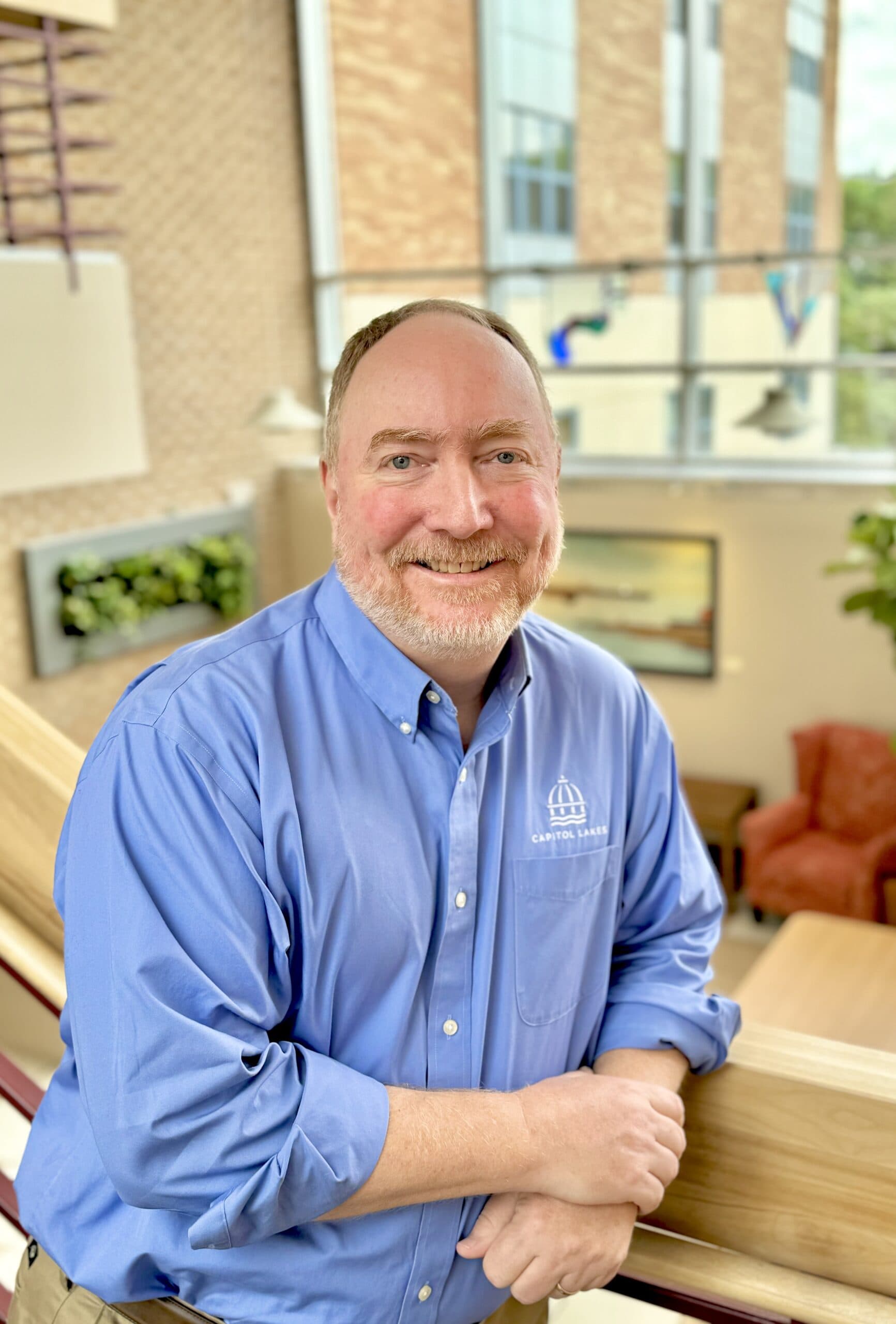 Capitol Lakes staff Steve Mellstrom.